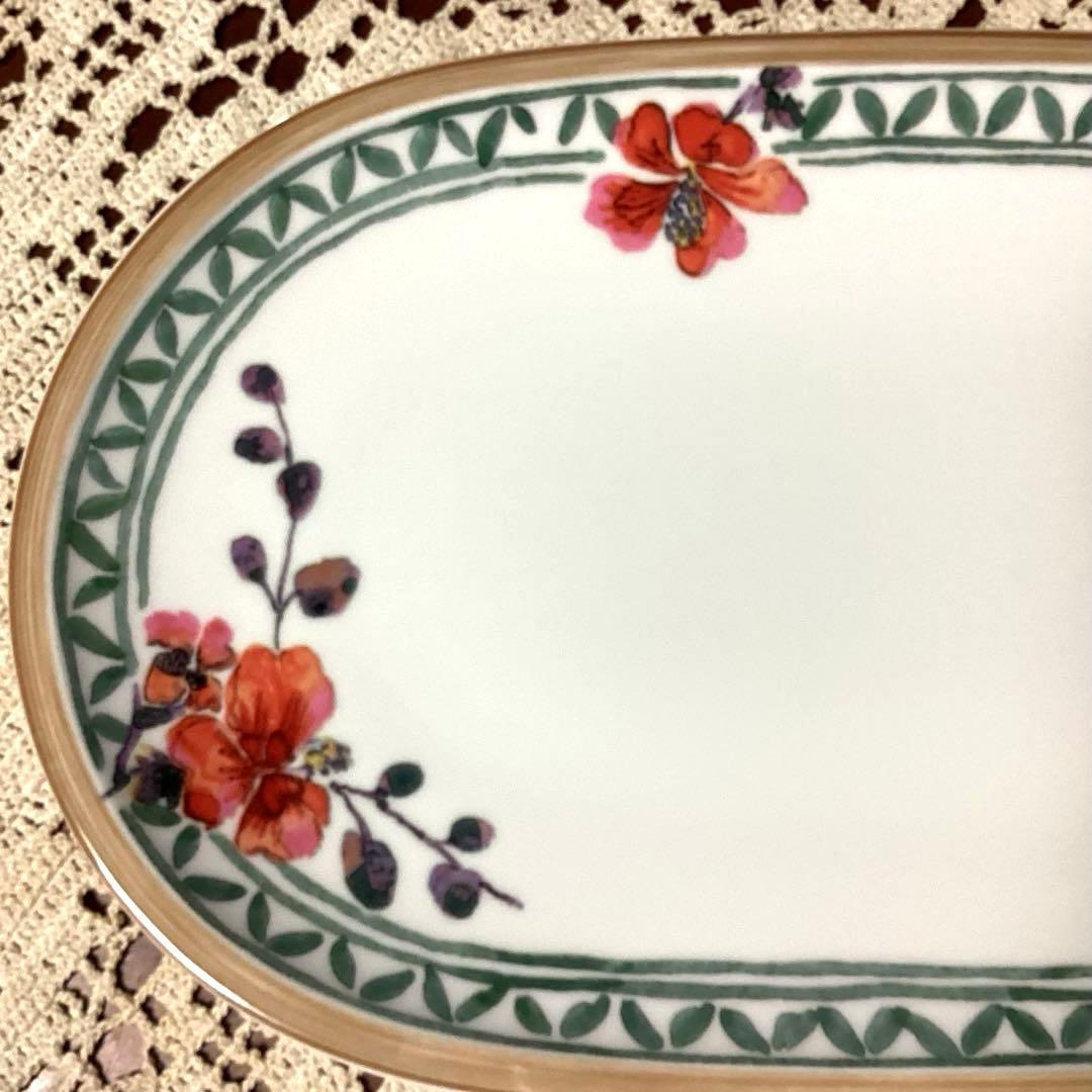 希少 Villeroy & Boch オーバルプレート ペアセット