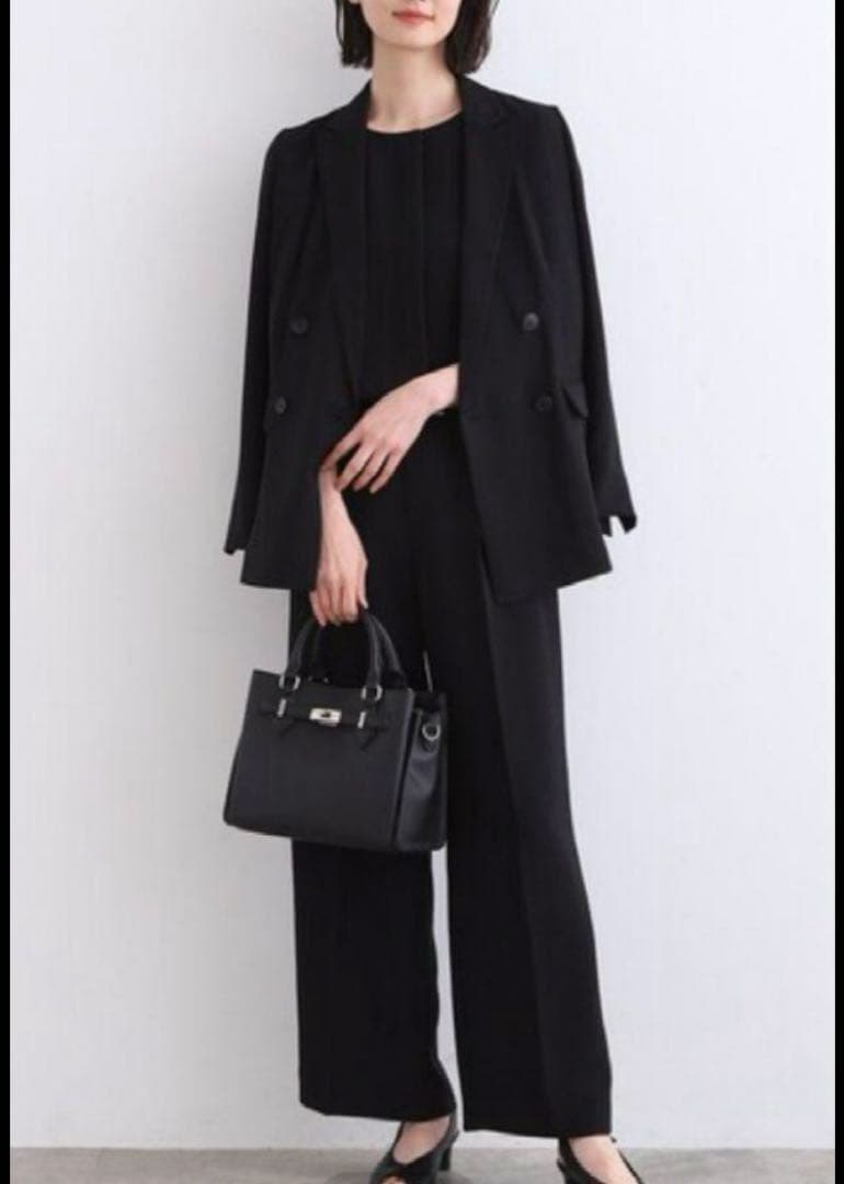 【極美品】INDIVI スーツ セットアップ ウォッャブル UVカット S