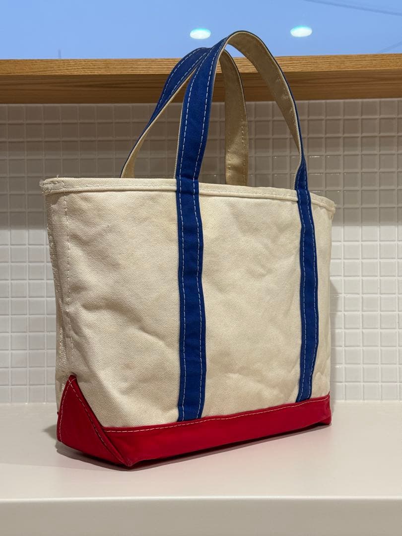 【激レア】90's エルエルビーン ボートアンドトート M トリコロールカラー