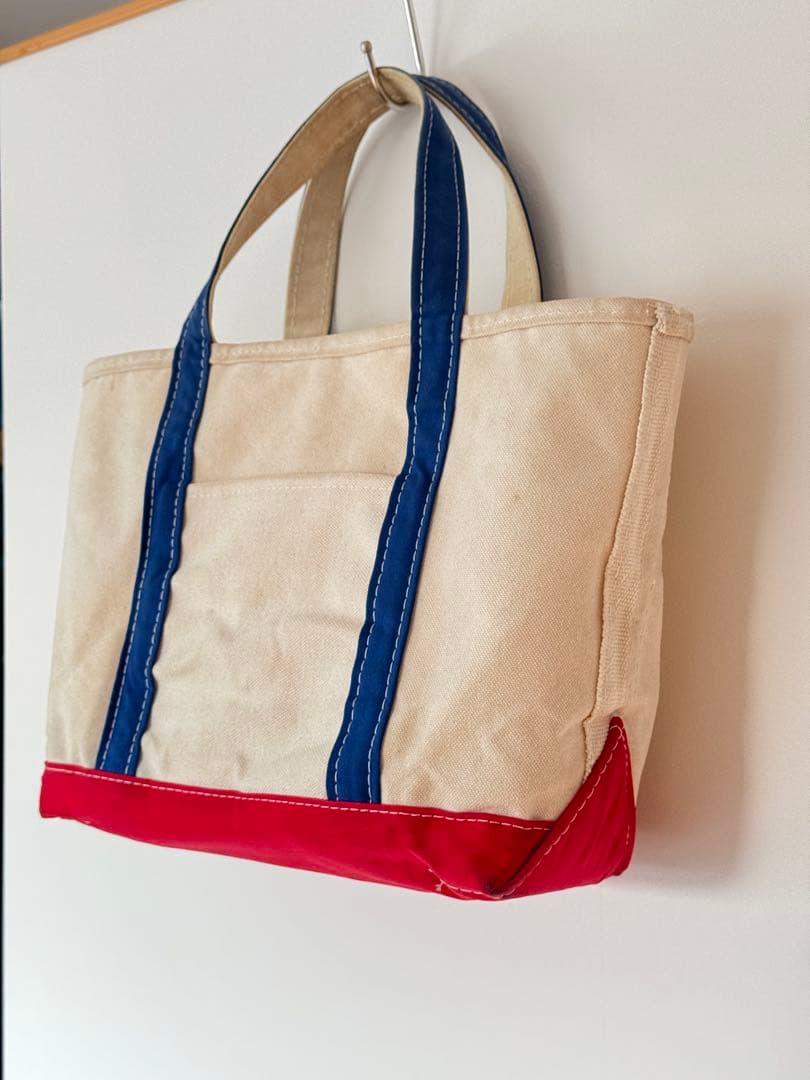 【激レア】90's エルエルビーン ボートアンドトート M トリコロールカラー