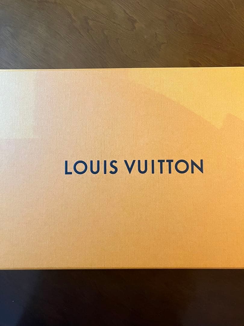 Louis Vuitton LV スプリット マフラー グレー/ブラック
