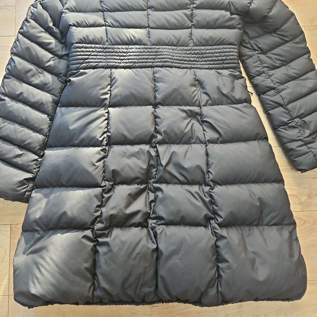 ☆TATRAS☆ブラックショール襟ロングダウンコート☆美ライン☆