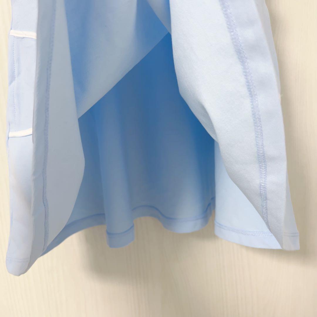 【新品】jacadi 水色　スポーティーシックワンピース　5A 6A