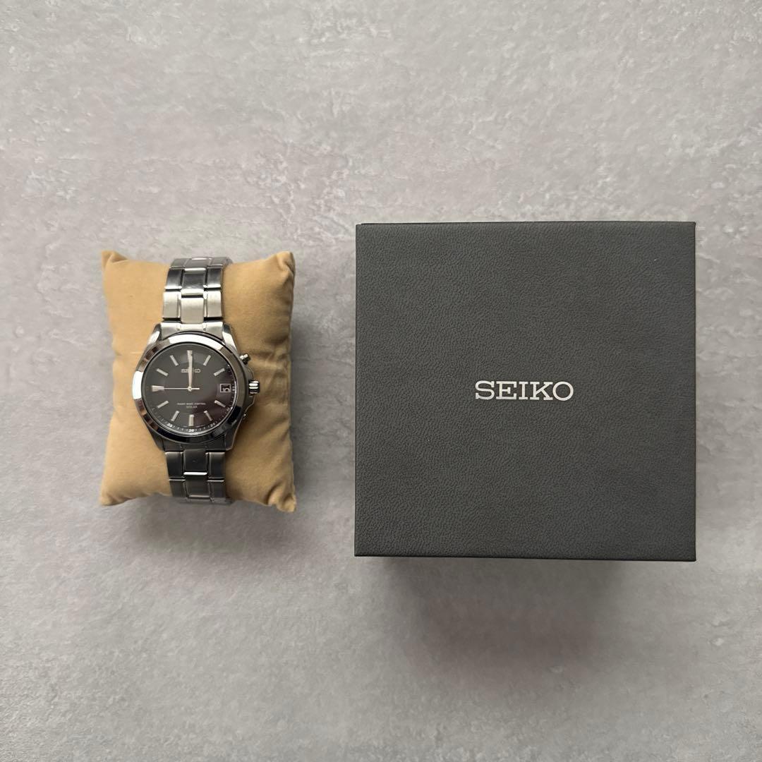 セイコー スピリット SBTM017 ソーラー電波腕時計