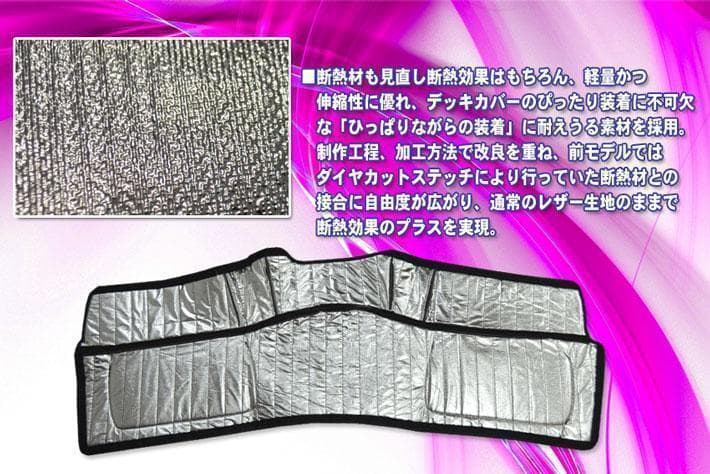 ハイエース デッキカバー LUVLUX×GLASSY 200系 1～8型 F・R