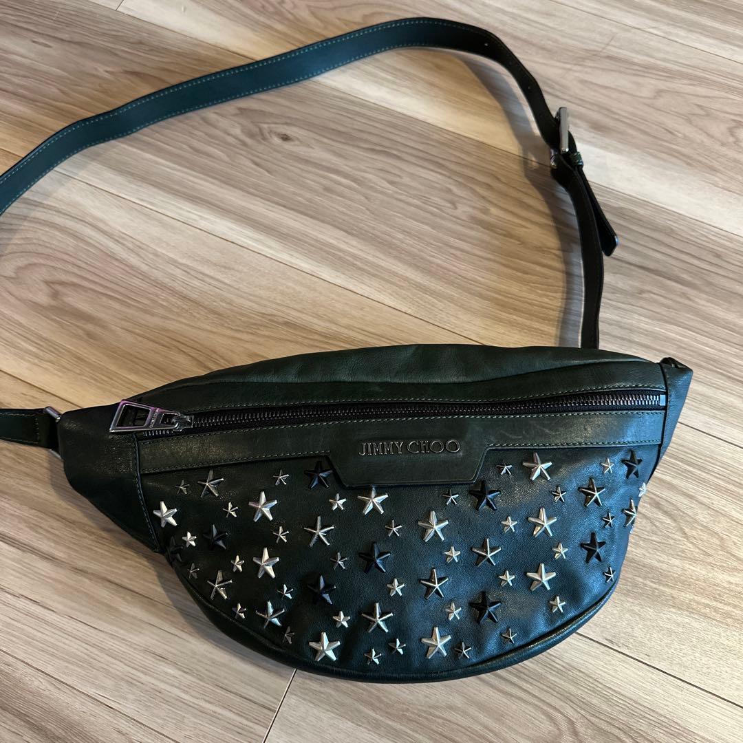 JIMMY CHOO 星型スタッズ ボディバッグ