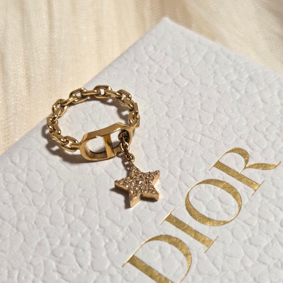 DIOR 星 チャーム ブレスレット リング 2点セット