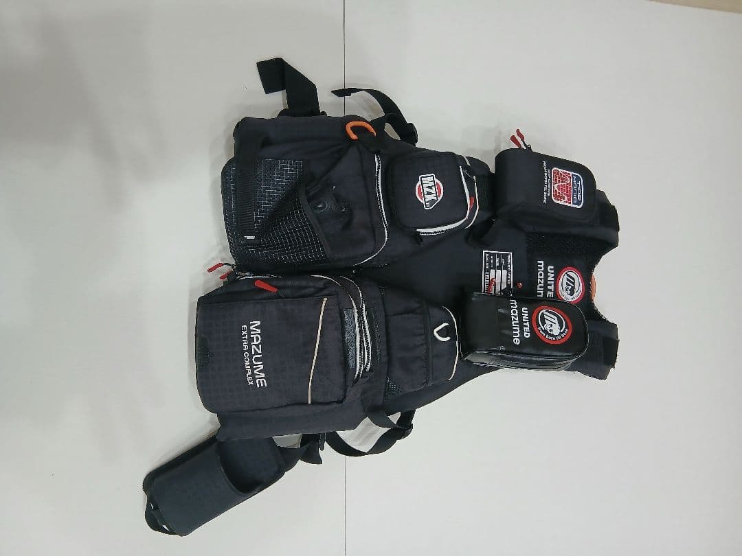 MAZUME EXTRA COMPLEX フィッシングベスト ブラック