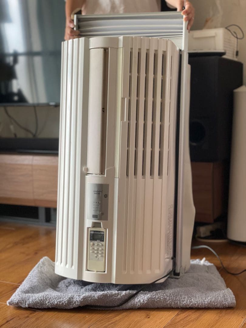 【窓枠付き！】TOYOTOMI（トヨトミ） 窓用エアコン TIW-A180F