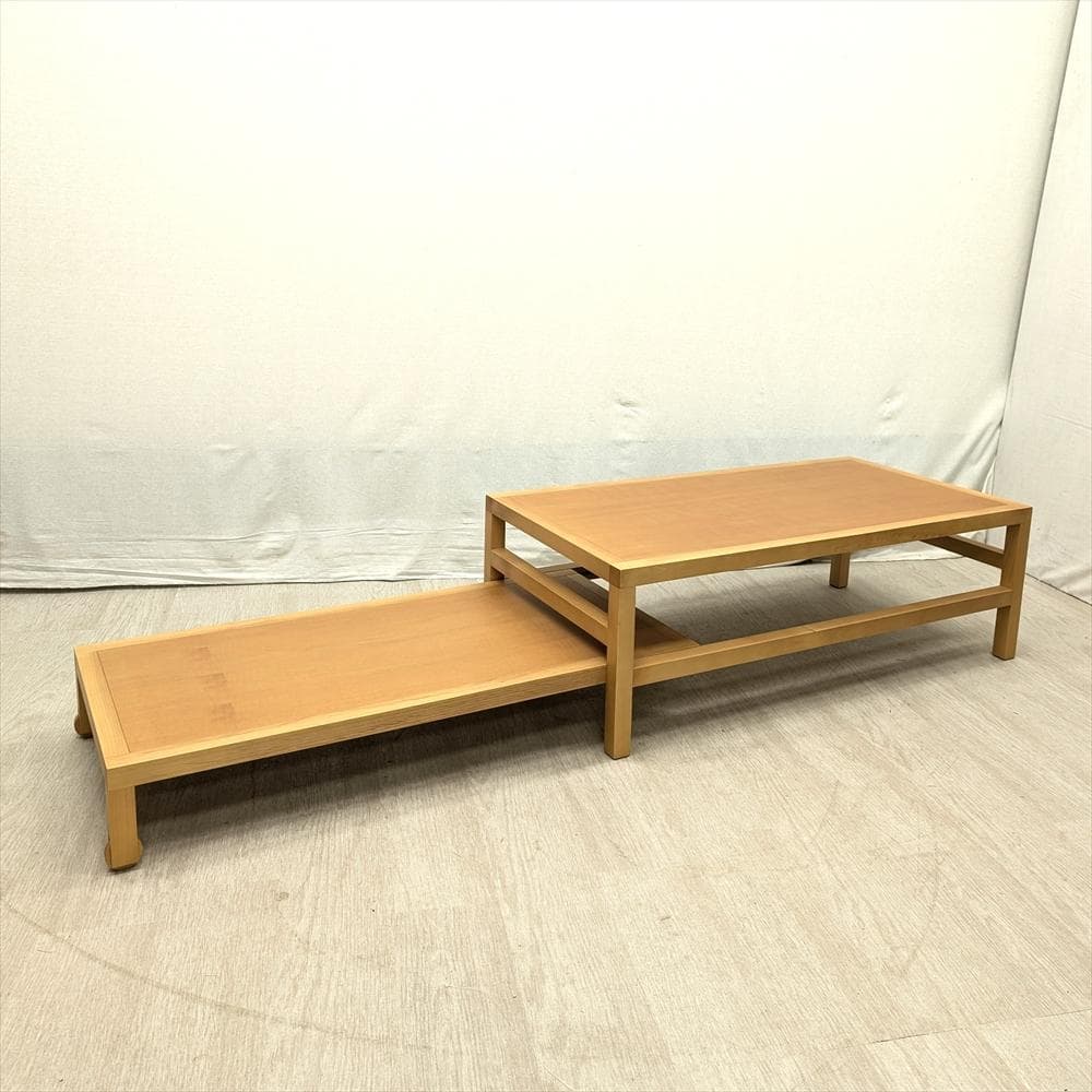 展示品　フランスベッド　伸長式　センターテーブル　リビング　コーヒーテーブル