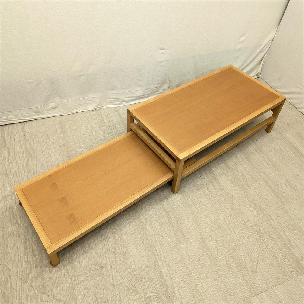 展示品　フランスベッド　伸長式　センターテーブル　リビング　コーヒーテーブル