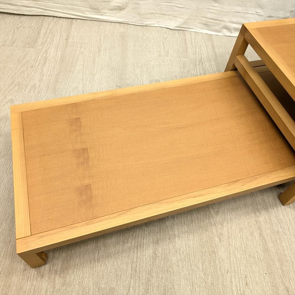 展示品　フランスベッド　伸長式　センターテーブル　リビング　コーヒーテーブル