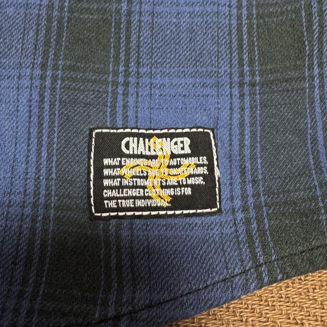 CHALLENGER/チャレンジャー 長袖ネルシャツ Mサイズ