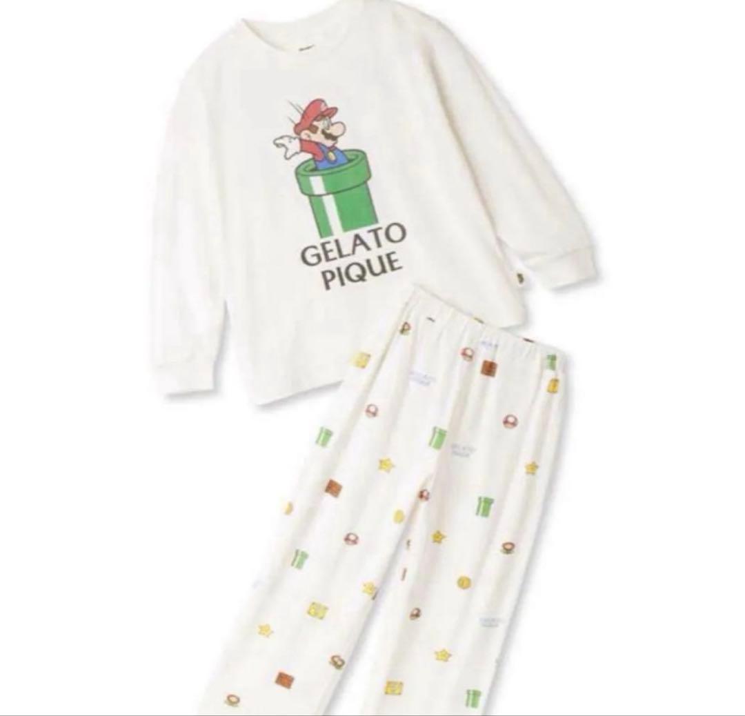 ジェラートピケ　マリオコラボ　ルームウェア