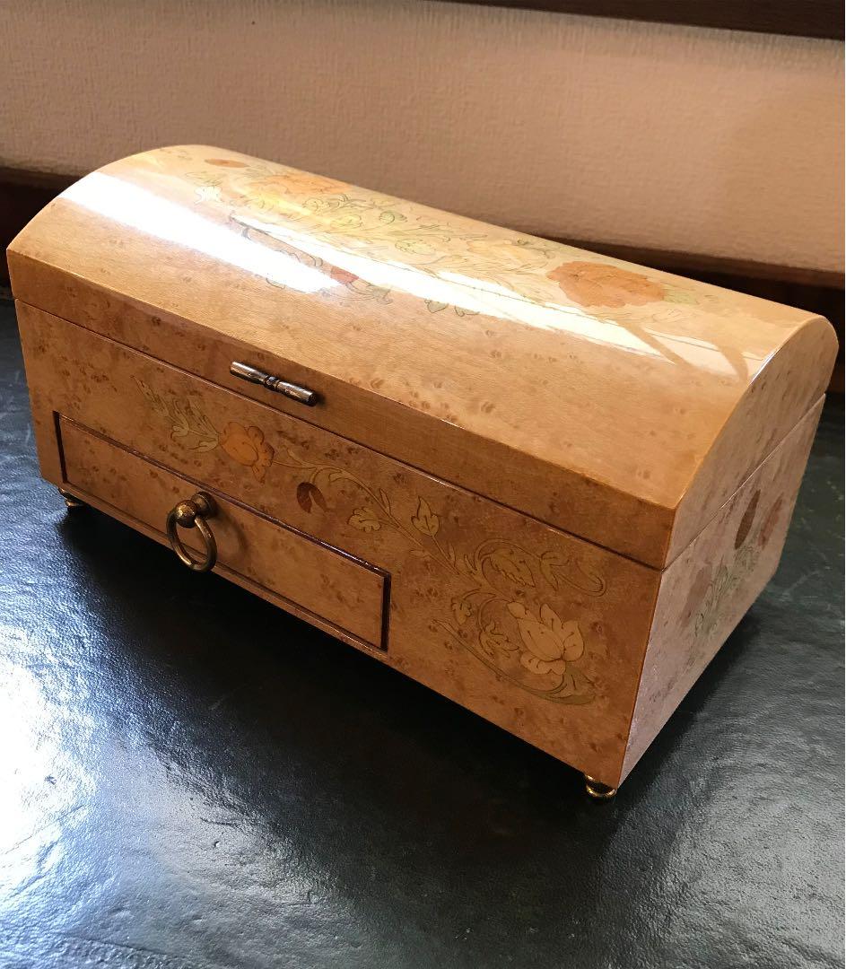 象嵌　オルゴール　ジュエリーボックス