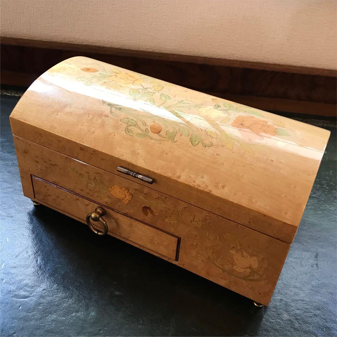 象嵌　オルゴール　ジュエリーボックス