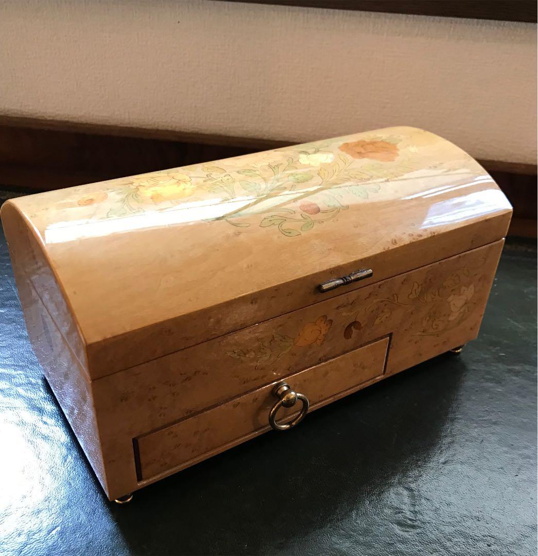 象嵌　オルゴール　ジュエリーボックス