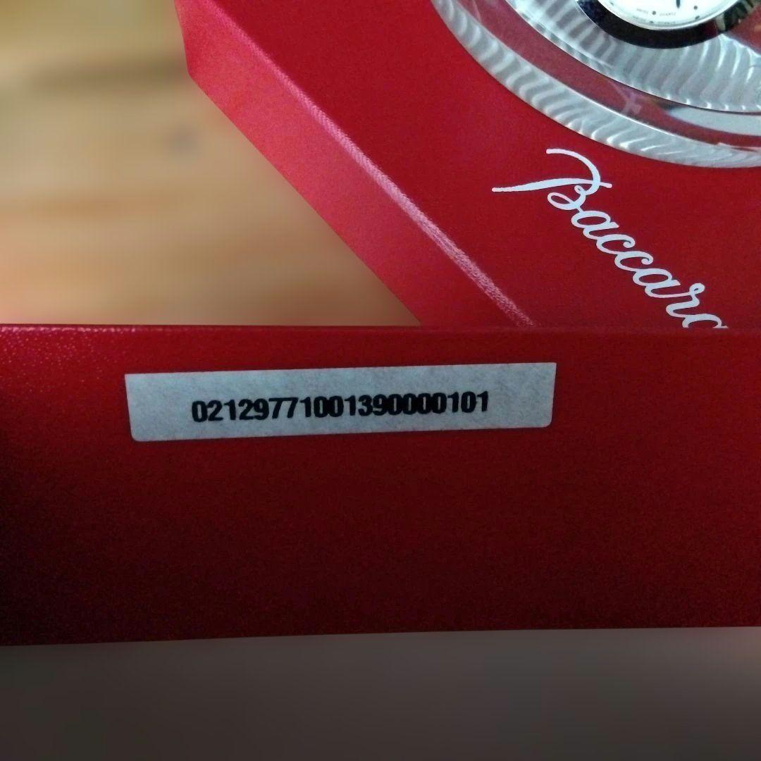 バカラ　クリスタル　置時計