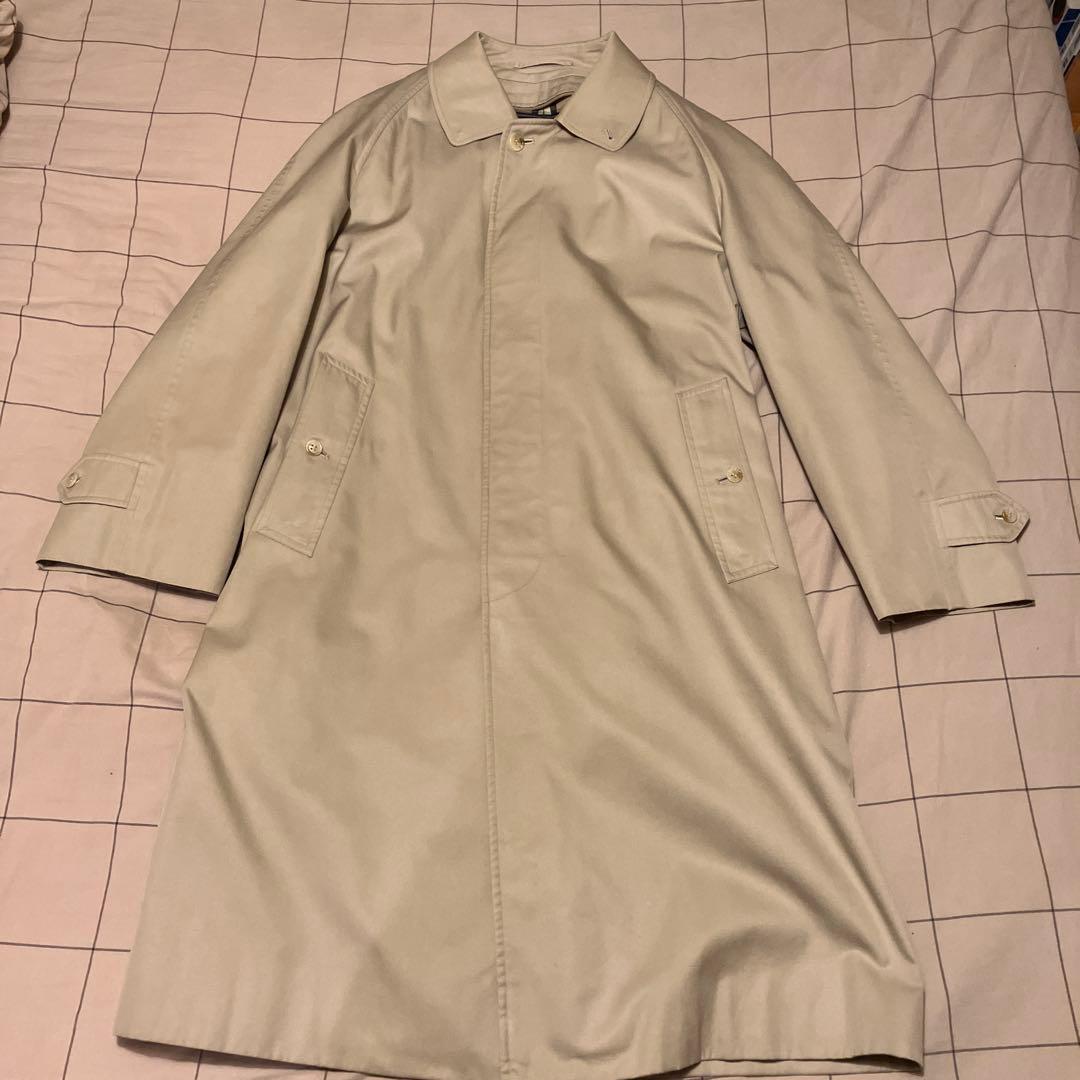 バーバリー ステンカラーコート ベージュ バルカラーコート