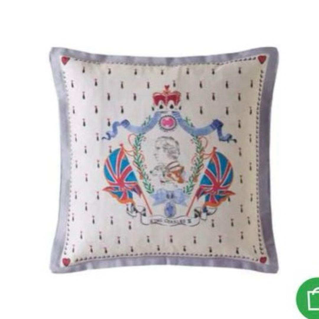 Cath Kidston チャールズ3世 クッション