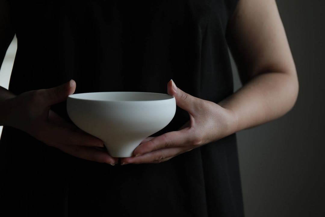 大谷哲也　ボウル　白磁　未使用品