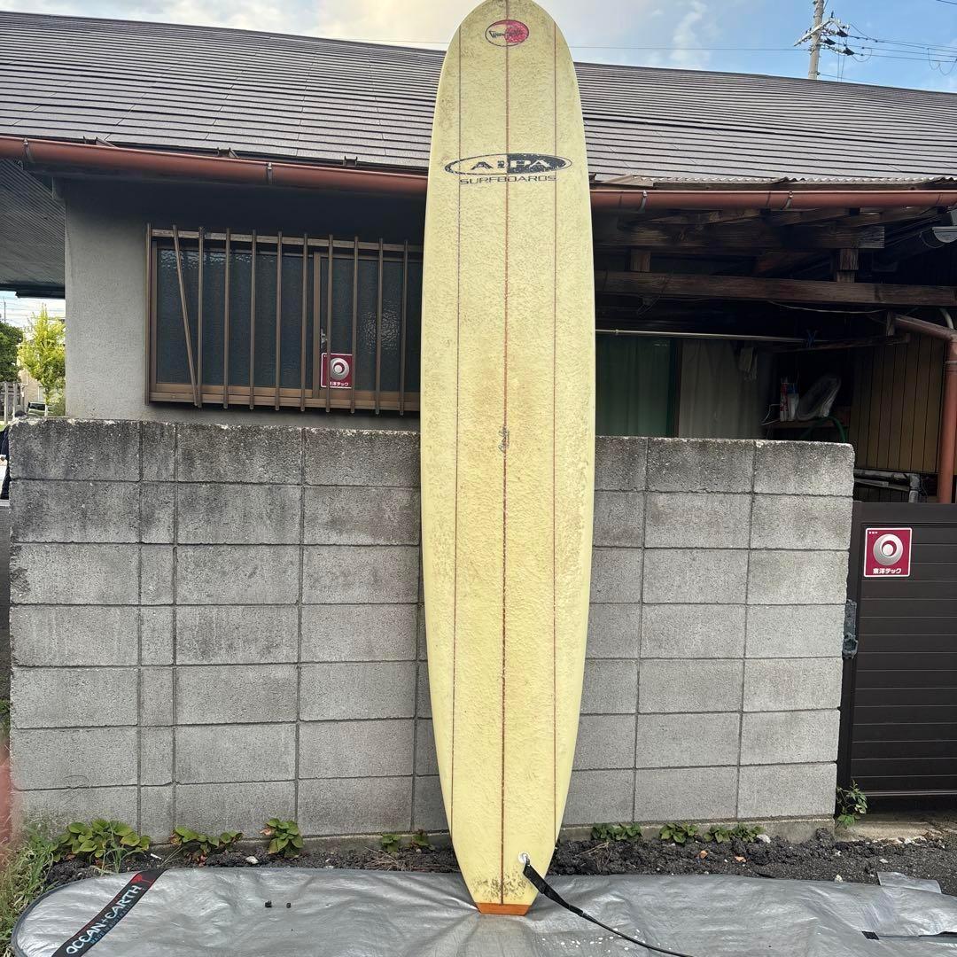 AIPA ロングボード サーフボード シングルフィン ハードケース付