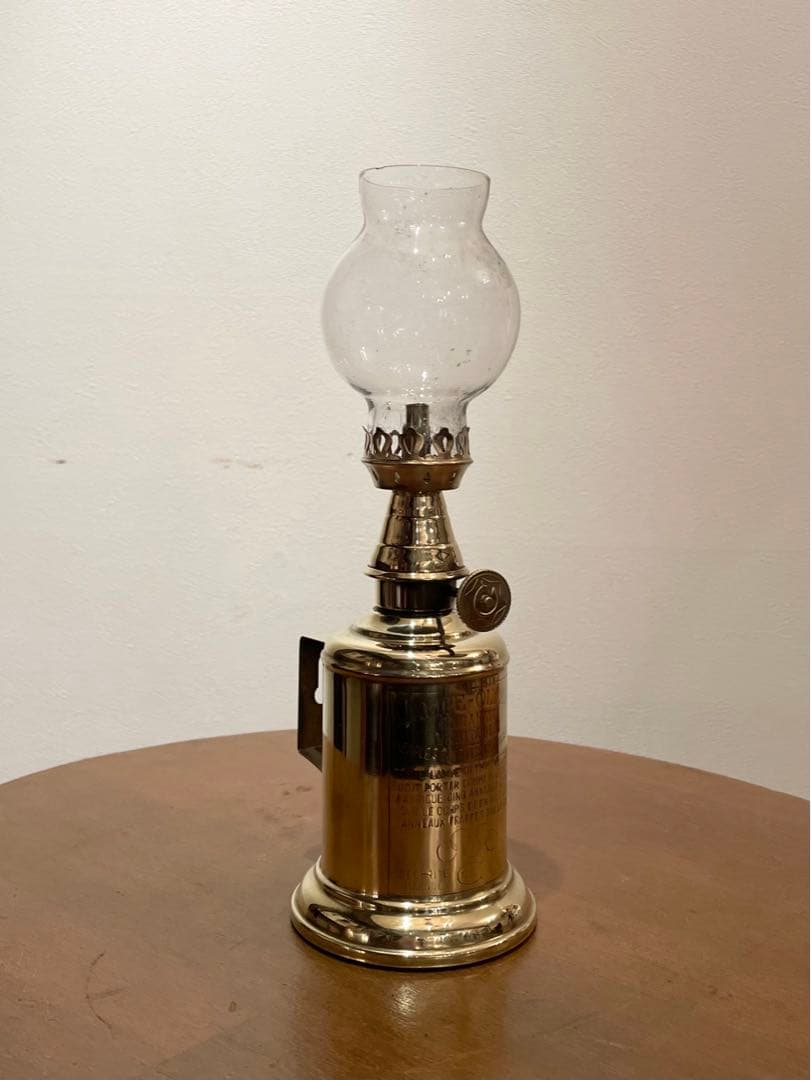 4.当時の輝き！極上！1850年〜！フランスアンティーク　オイルランプ