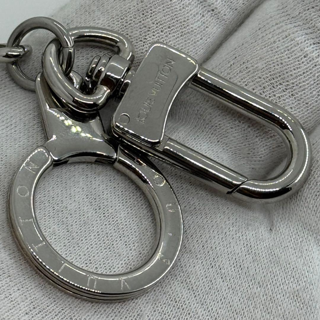 ルイヴィトン ポルト クレ イニシャル LV キーホルダー 077615