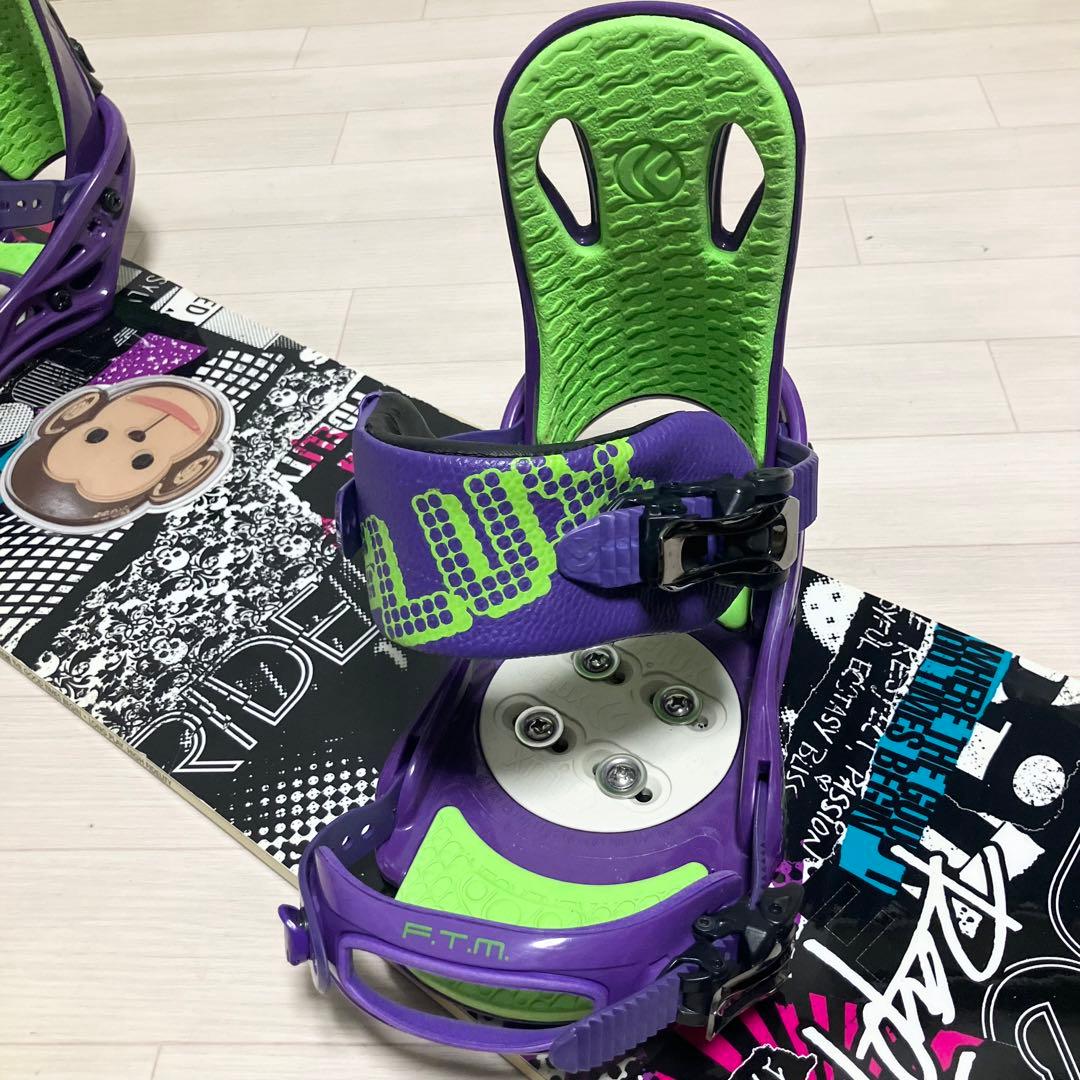 RIDE RAPTURE SERIESライドスノーボード147/FLUXバインS