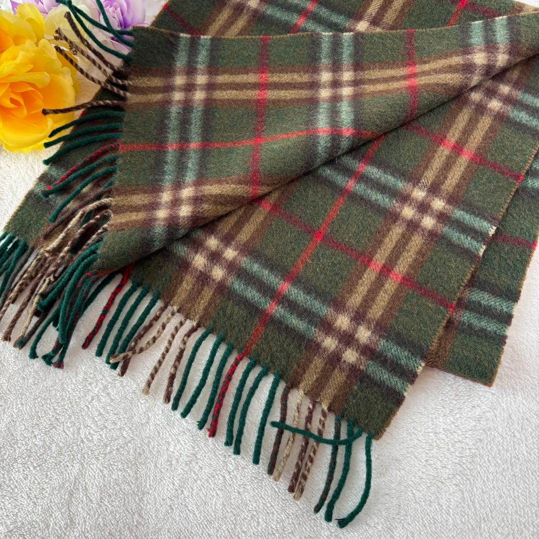 【美品✨】BURBERRYS　バーバリー　カシミア　マフラー　イングランド製