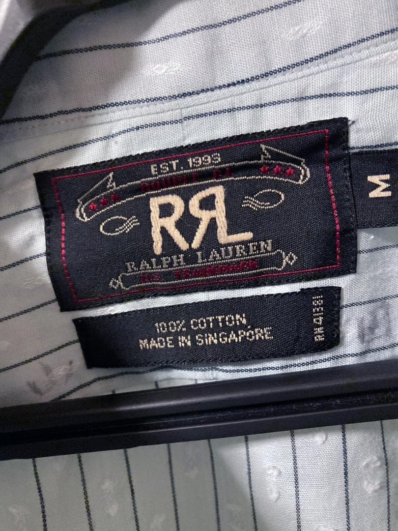 54:三つ星 RRL ダブルアールエル 長袖シャツ ラルフローレン