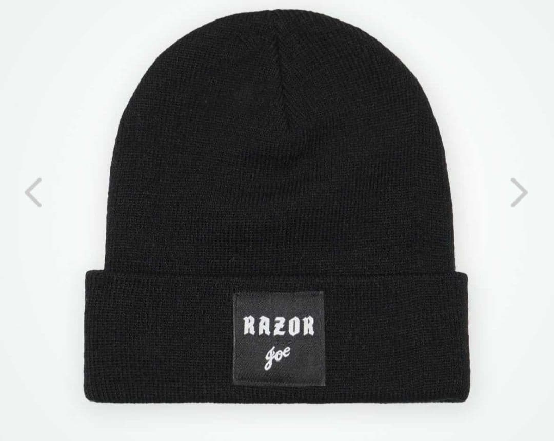 新品未使用　Razor 刺繍キャップ　黒　辰吉丈一郎　正規品