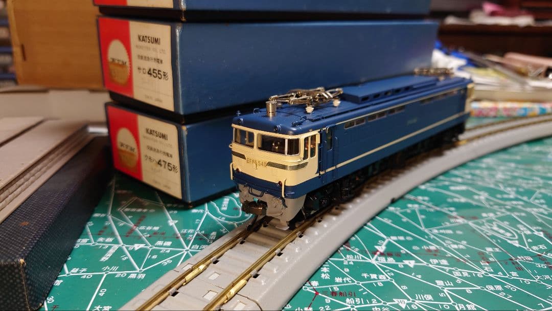 HOゲージ 国鉄EF65-500 直流電気機関車（KATSUMI製）