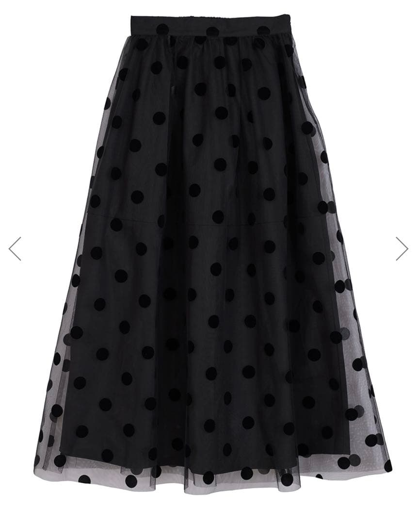 【るる⭐︎】ameri OTONA MUSE DOT TULLE SKIRT