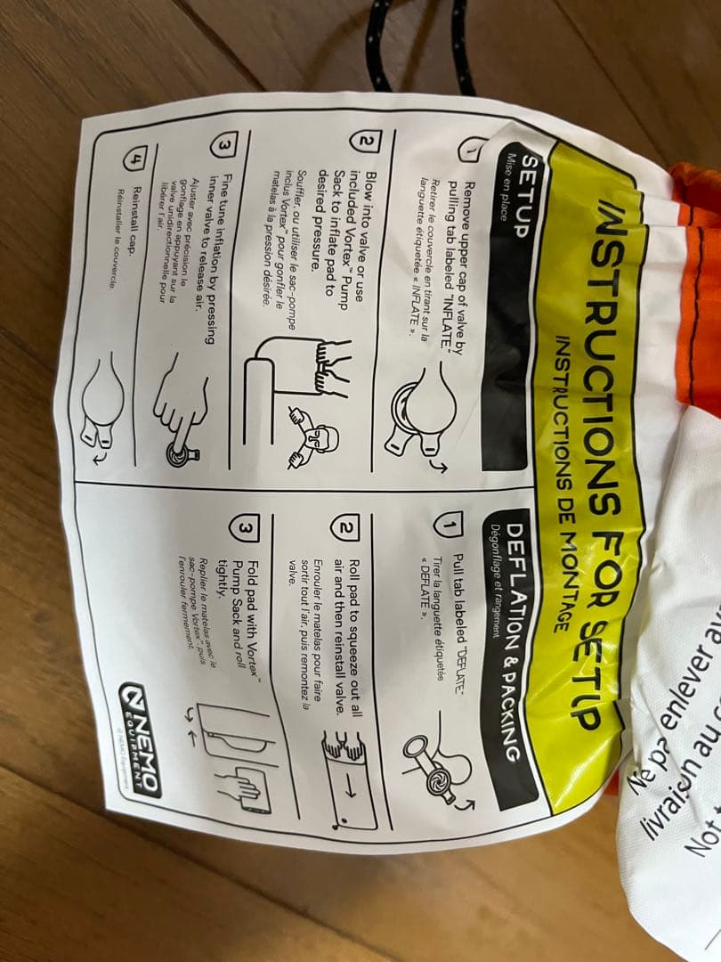 値下不可 山岳超軽量NEMO TENSOR ALPINE スリーピングマット箱付