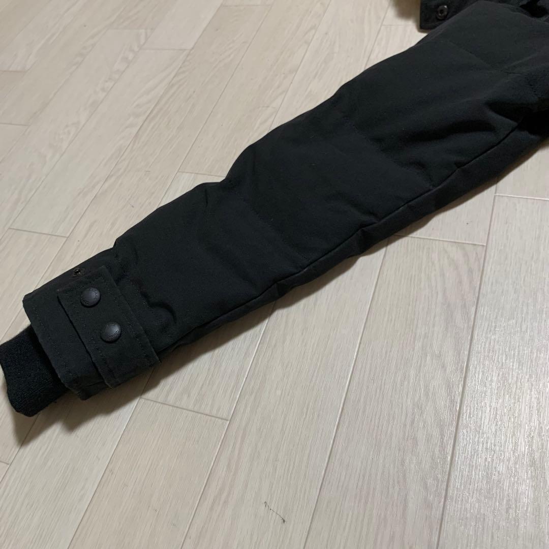 美品　カナダグース✨シェルバーン　ロングダウン　ブラック　黒　XS 4C11