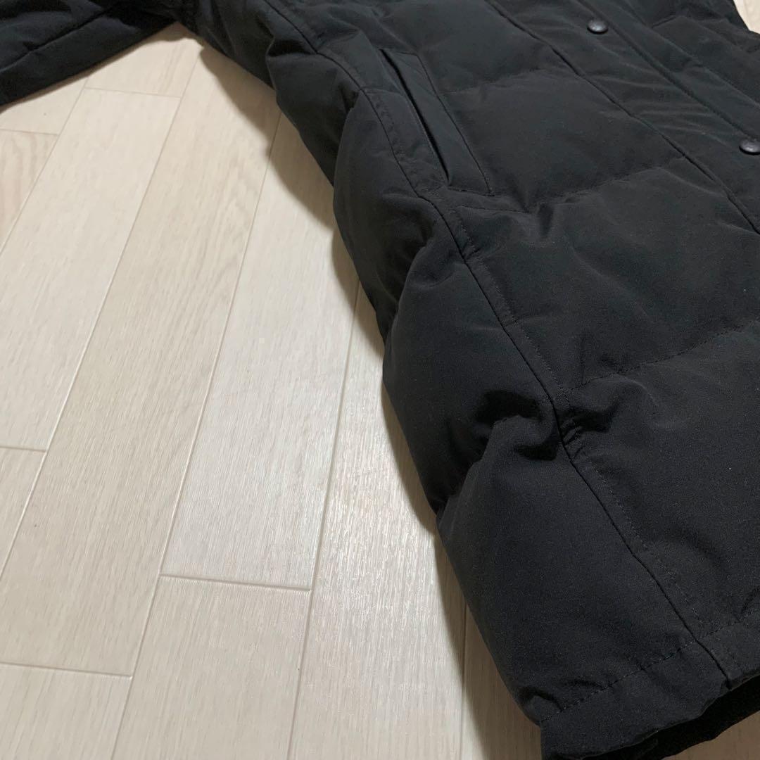 美品　カナダグース✨シェルバーン　ロングダウン　ブラック　黒　XS 4C11