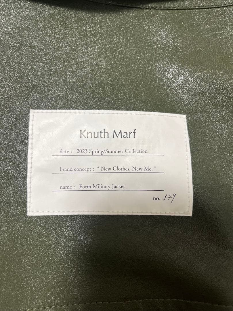 Knuth Marf Jacket オリーブグリーン