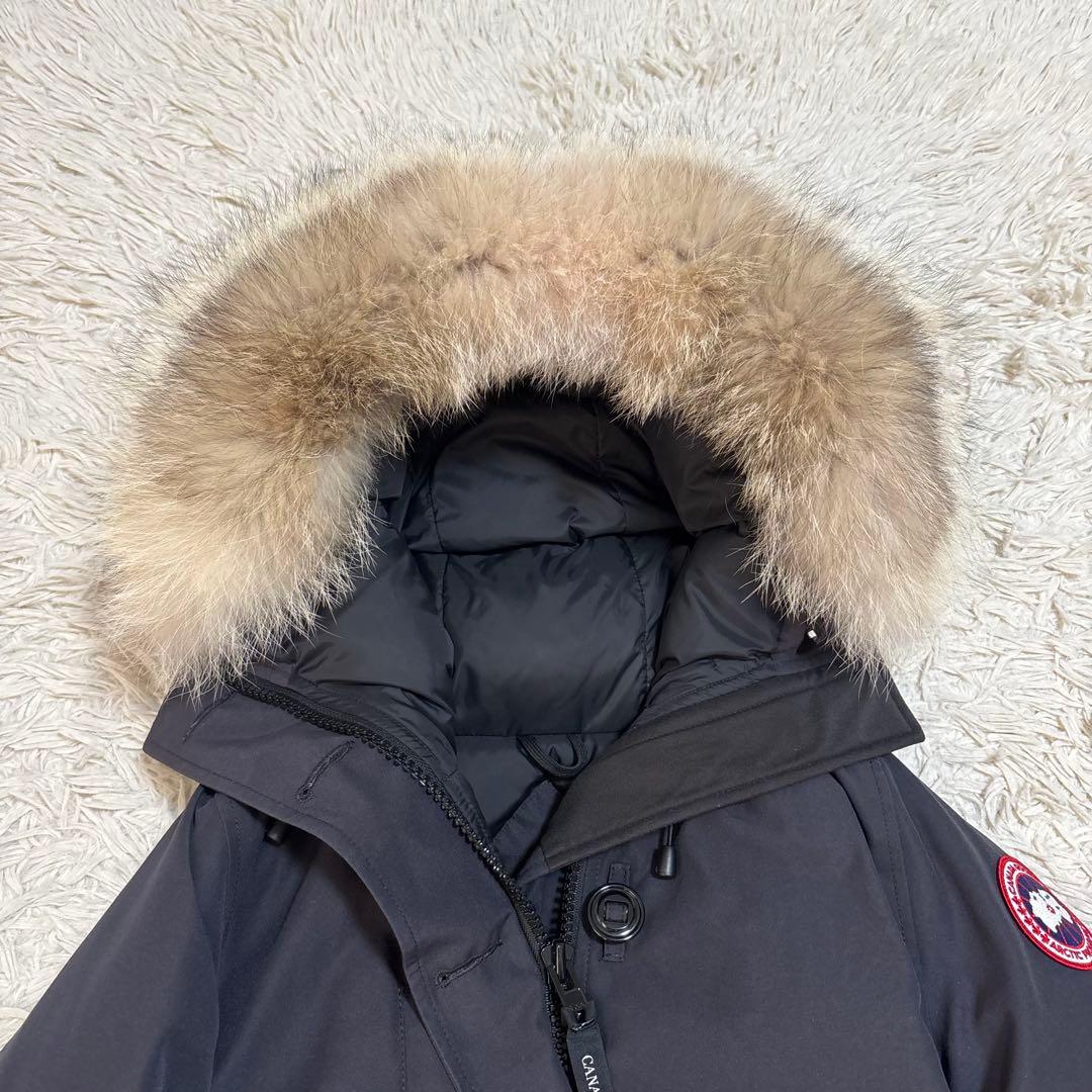 カナダグース シャーロットパーカ ダウンジャケット 2WAY NAVY S
