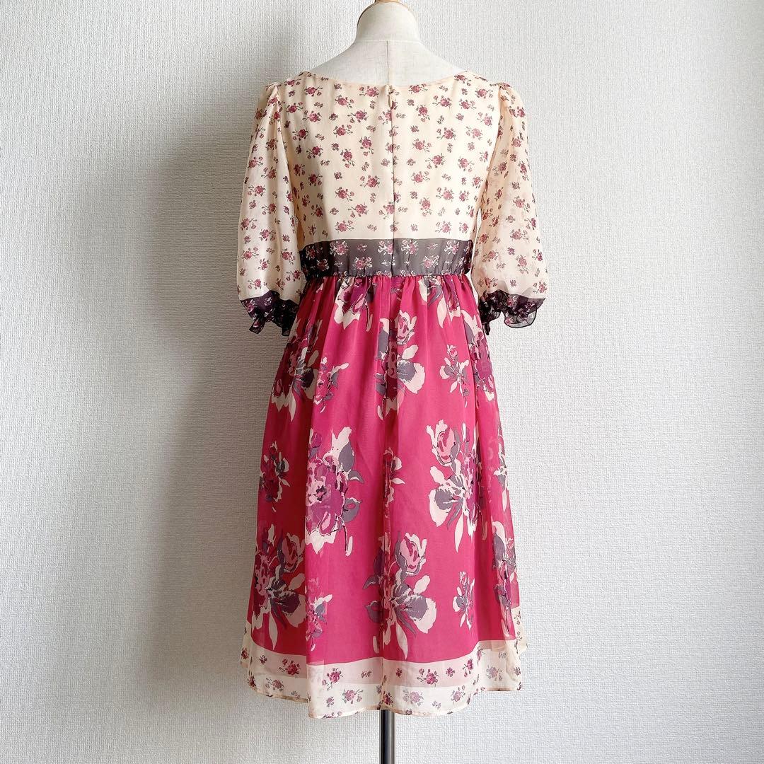 ジルスチュアート JILL STUART ワンピース 花柄 総柄 日本製 2