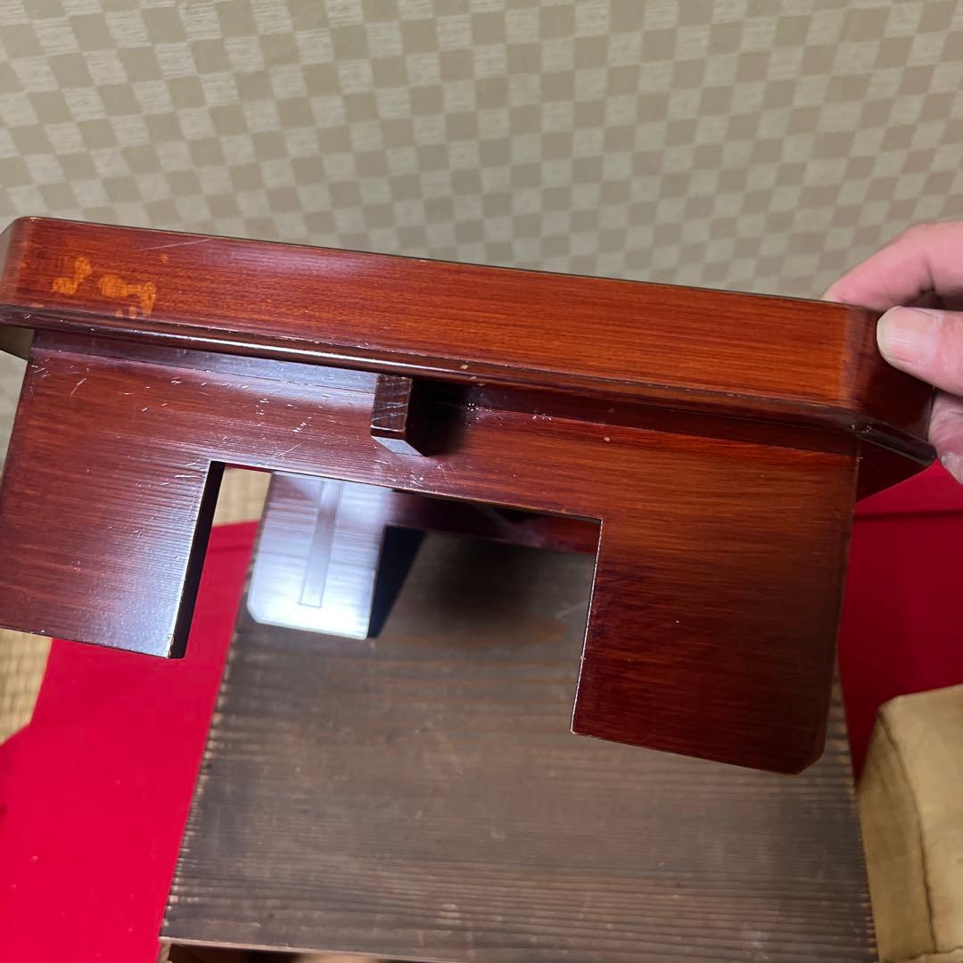 古美術　三井家伝来　嘉永元年箱書　春慶杯台