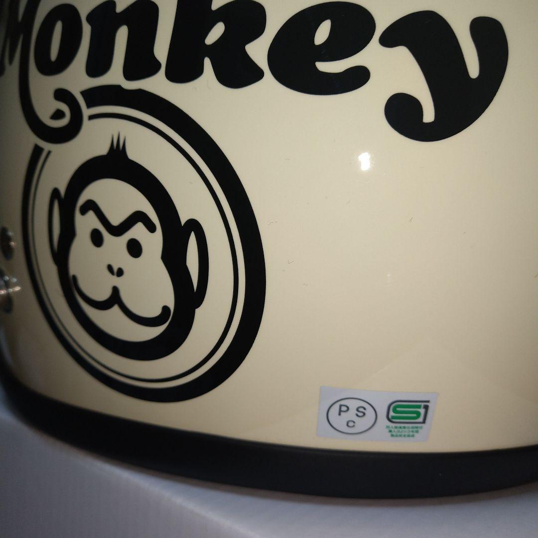 Honda Monkey ヘルメット JC-1C アイボリー×ブラック Mサイズ