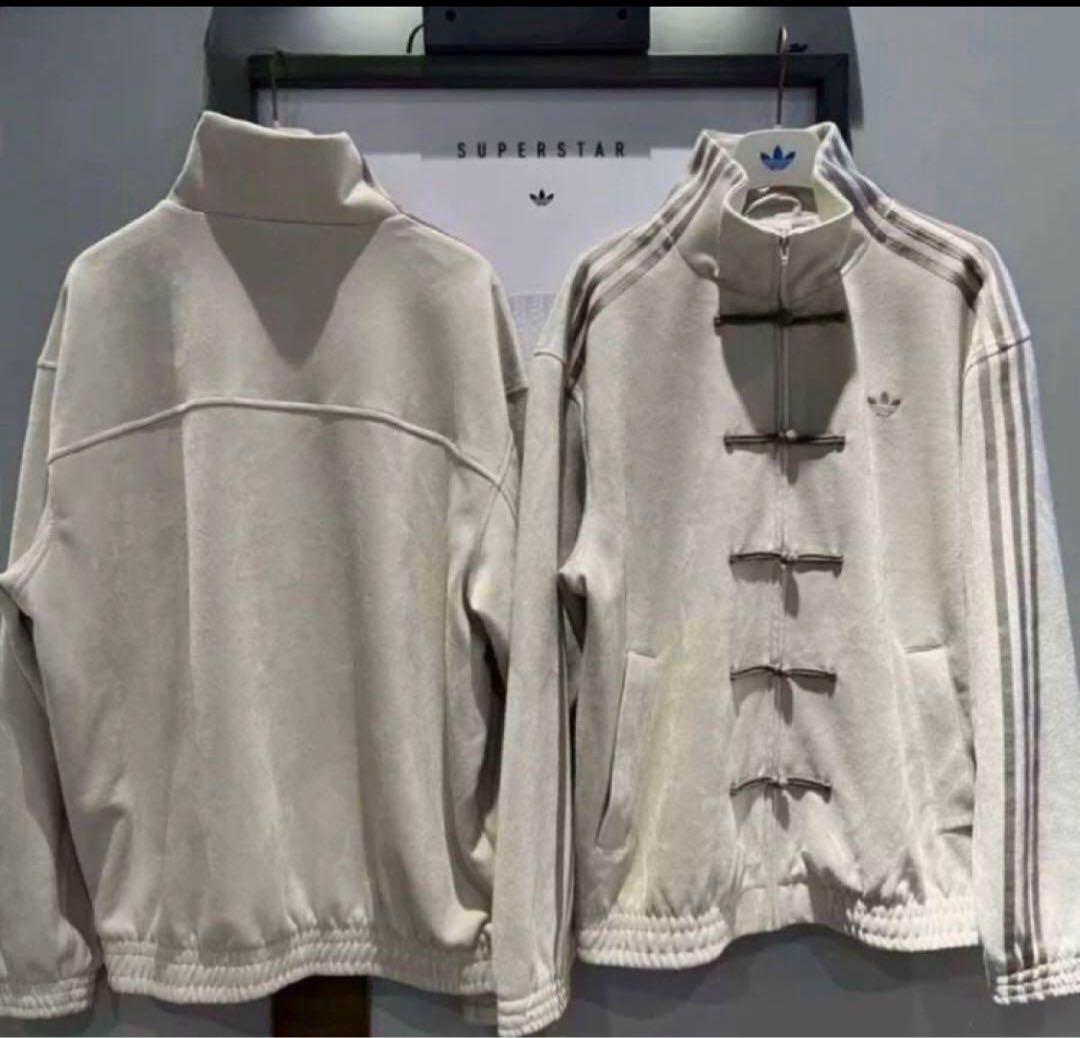 adidasアディダス 中国限定 蛇年トラックジャケット ホワイトSサイズ”