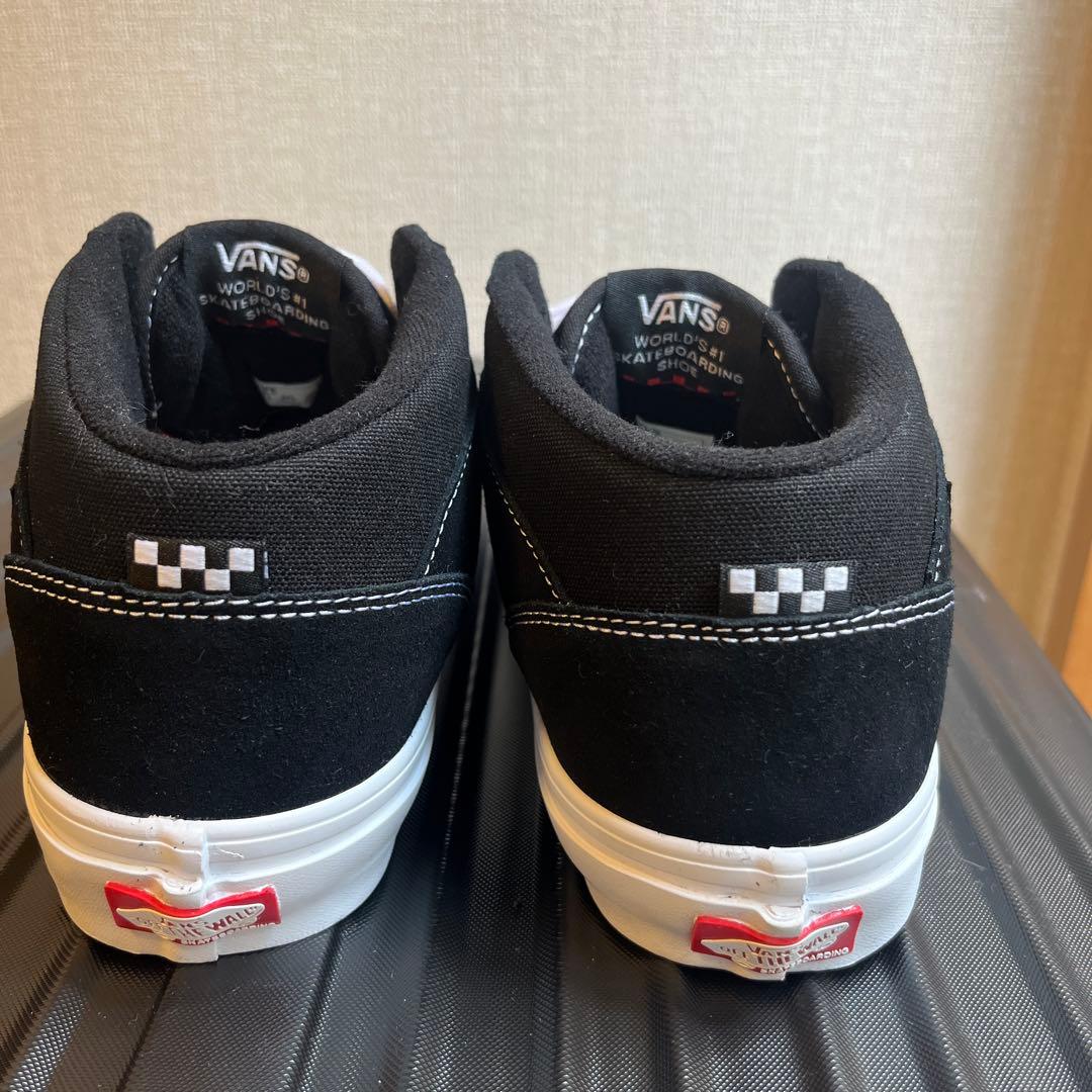 【新品】VANS HALF CAB ブラックスニーカー　26.5㎝