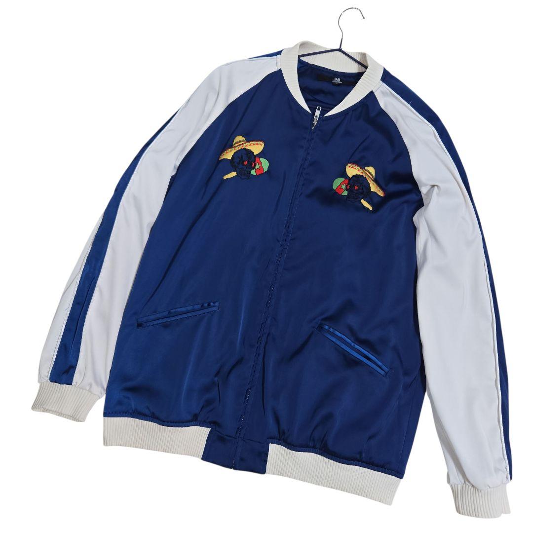 美品✨ カンビオ メキシカン スカル スカジャン