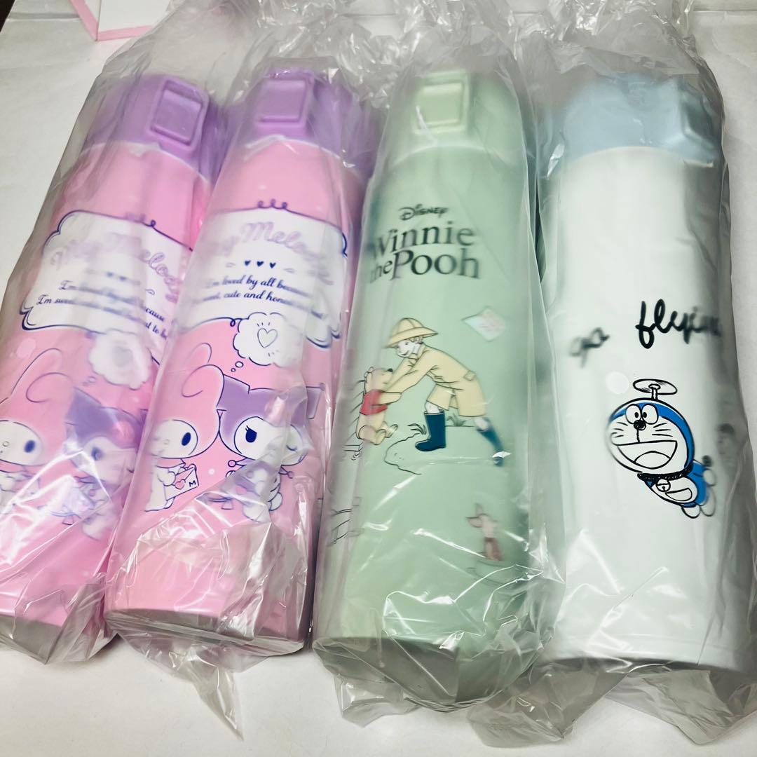 スケーター　ワンタッチマグボトル 水筒　マイメロ クロミ ドラえもん プーさん