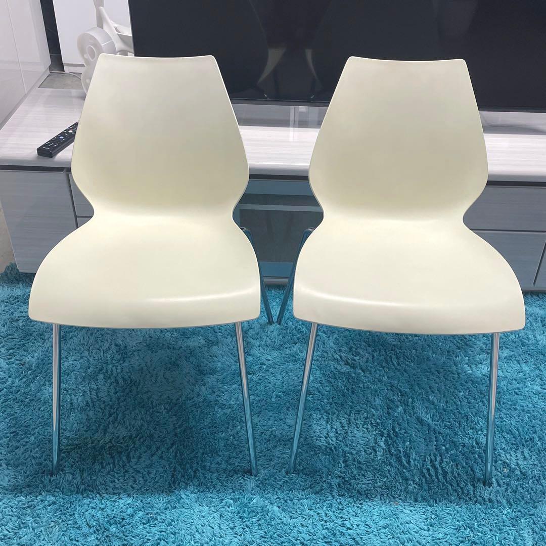 【Kartell】カルテル　マウイチェア　2脚セット　愛知県　あま市