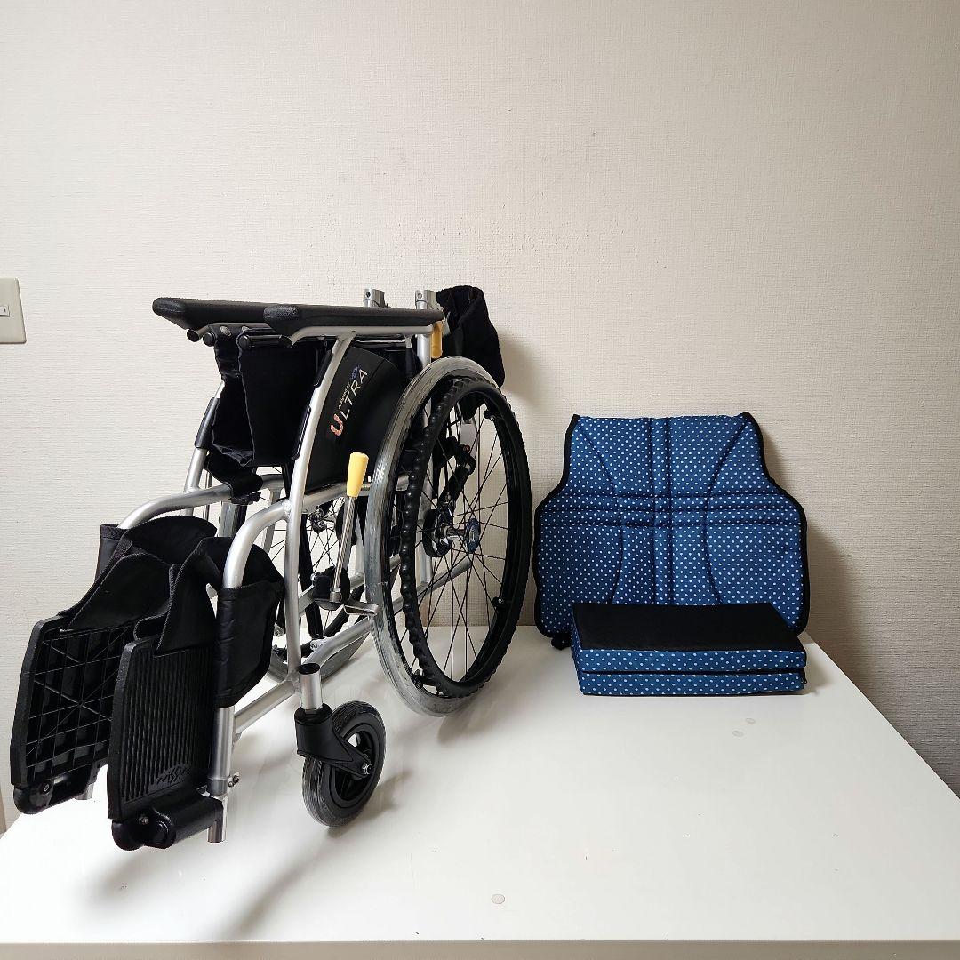 日進医療器　自走用　超軽量　ULTRA　ノーパンクタイヤ　車椅子　NA-U1