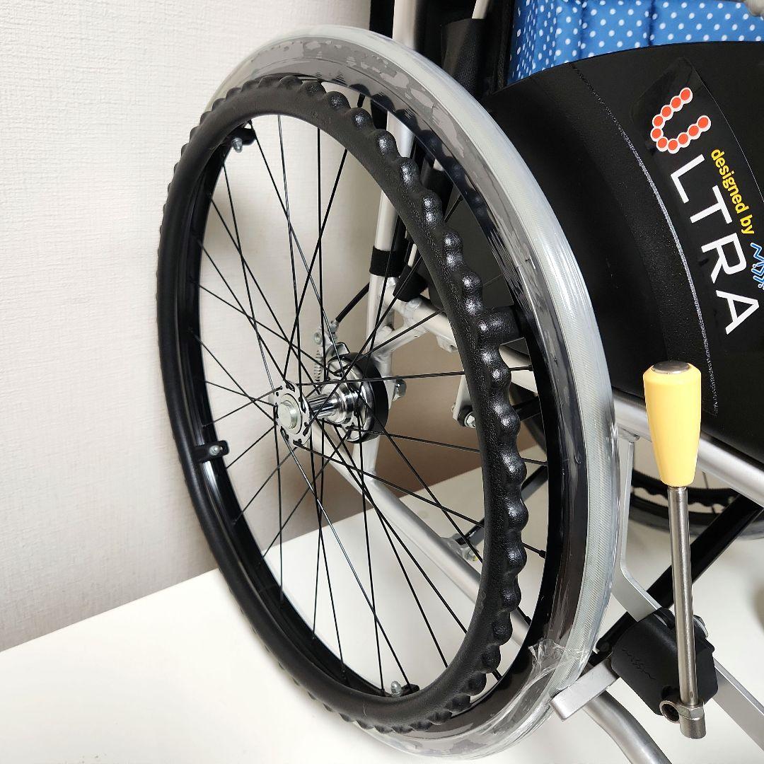 日進医療器　自走用　超軽量　ULTRA　ノーパンクタイヤ　車椅子　NA-U1