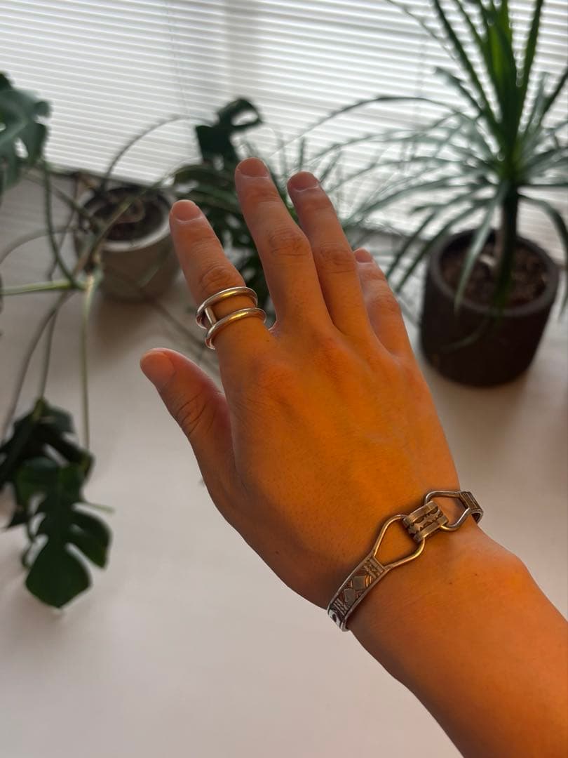 Touareg Silver Bangle 25 / トゥアレグ族 ブレスレット